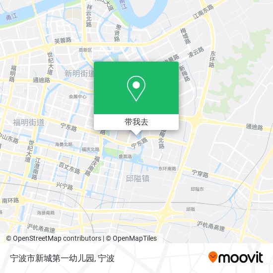 宁波市新城第一幼儿园地图