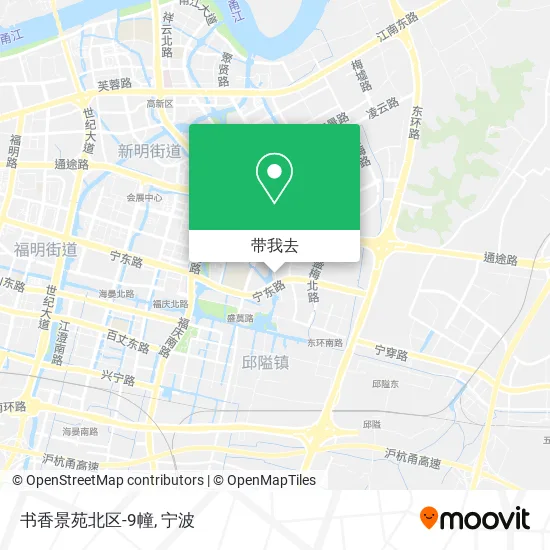 书香景苑北区-9幢地图