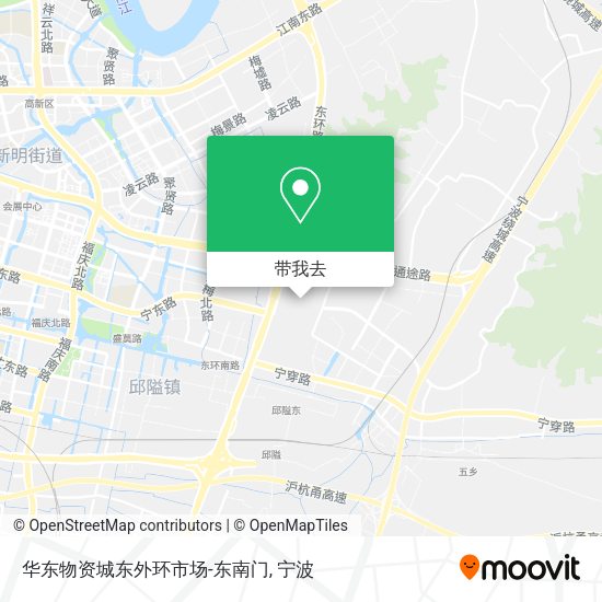 华东物资城东外环市场-东南门地图