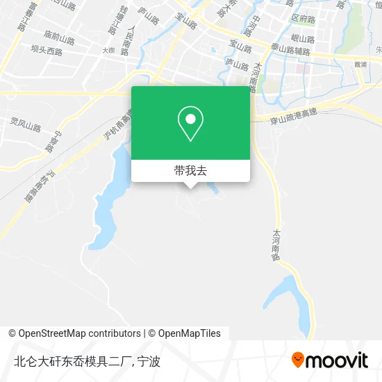 北仑大矸东岙模具二厂地图