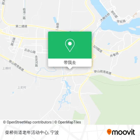 柴桥街道老年活动中心地图