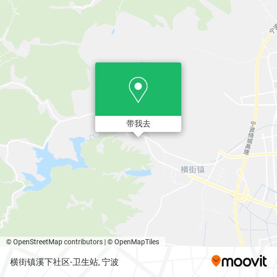 横街镇溪下社区-卫生站地图