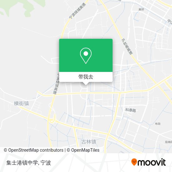 集士港镇中学地图