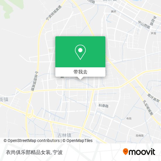 衣尚俱乐部精品女装地图