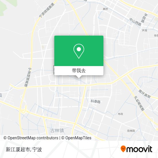 新江厦超市地图