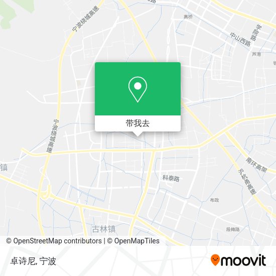 卓诗尼地图