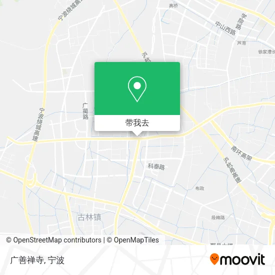 广善禅寺地图