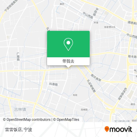 雷雷饭店地图