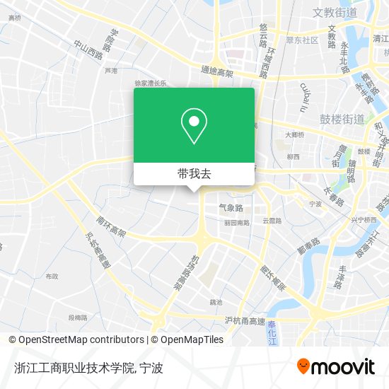 浙江工商职业技术学院地图