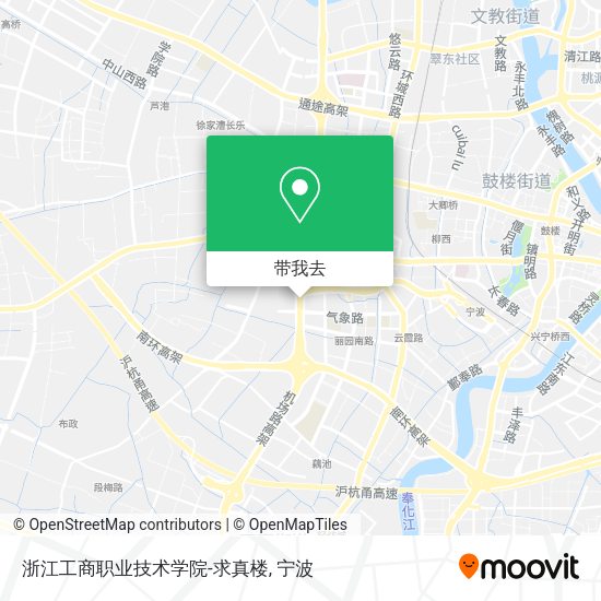 浙江工商职业技术学院-求真楼地图