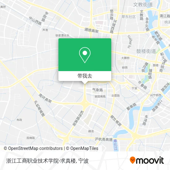 浙江工商职业技术学院-求真楼地图