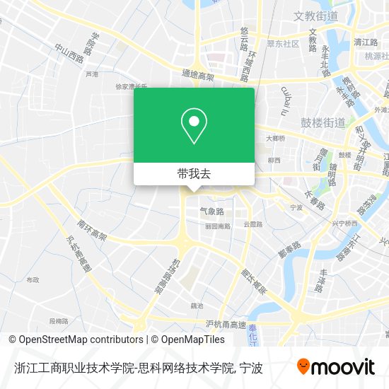 浙江工商职业技术学院-思科网络技术学院地图