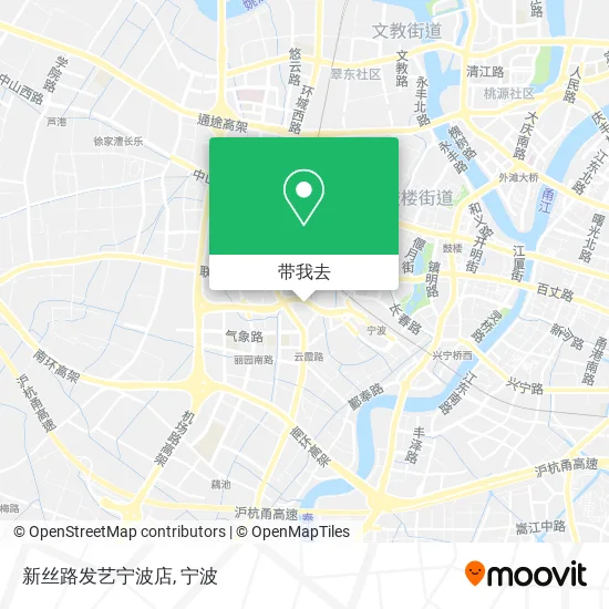 新丝路发艺宁波店地图