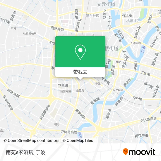 南苑e家酒店地图