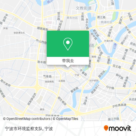 宁波市环境监察支队地图