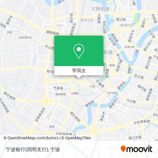 宁波银行(四明支行)地图