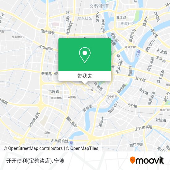 开开便利(宝善路店)地图