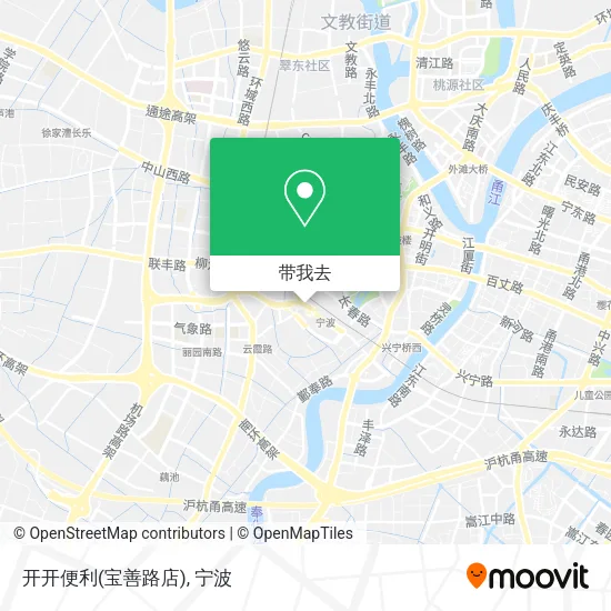 开开便利(宝善路店)地图