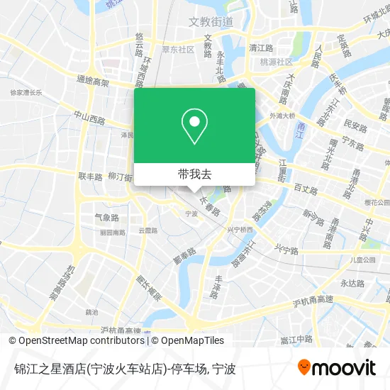 锦江之星酒店(宁波火车站店)-停车场地图