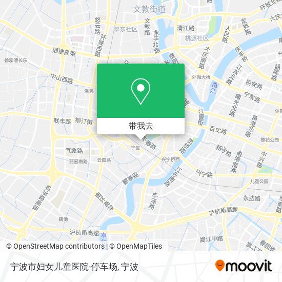 宁波市妇女儿童医院-停车场地图