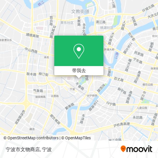 宁波市文物商店地图