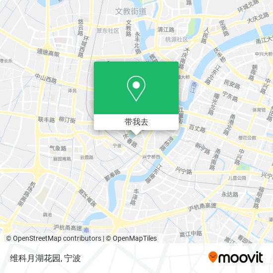 维科月湖花园地图