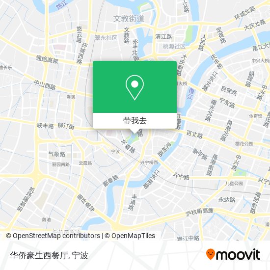 华侨豪生西餐厅地图