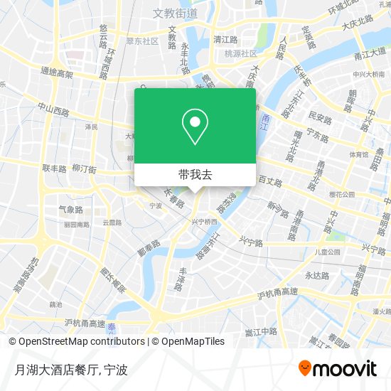 月湖大酒店餐厅地图