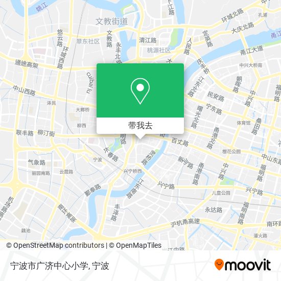 宁波市广济中心小学地图