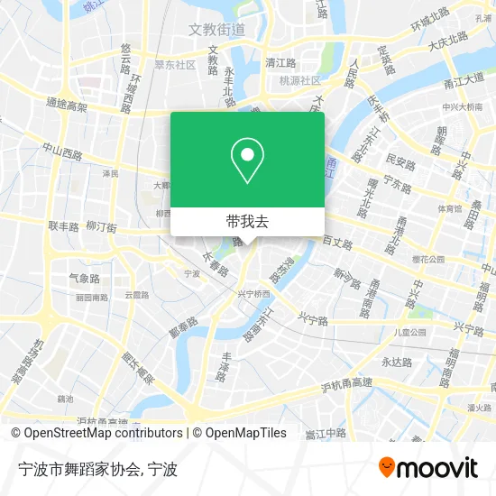 宁波市舞蹈家协会地图