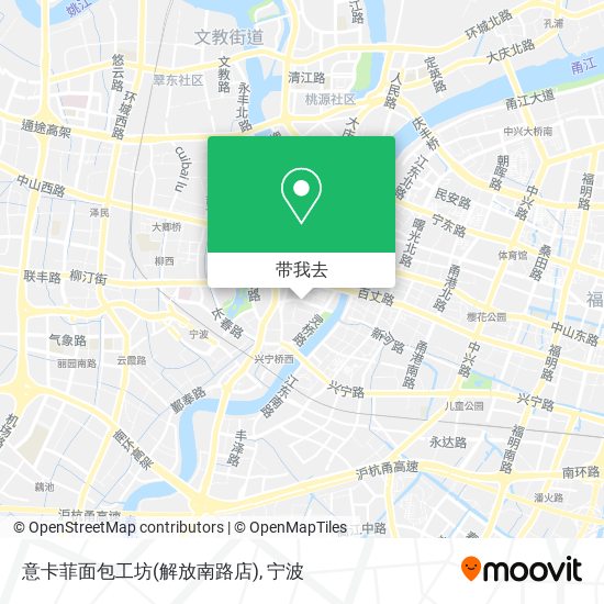 意卡菲面包工坊(解放南路店)地图