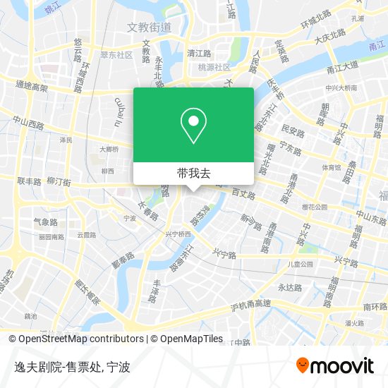 逸夫剧院-售票处地图