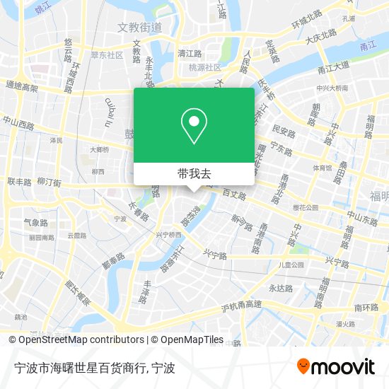 宁波市海曙世星百货商行地图