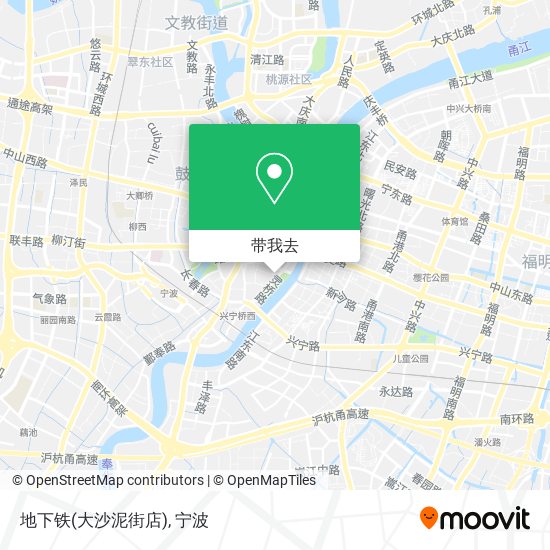 地下铁(大沙泥街店)地图