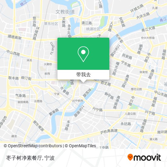 枣子树净素餐厅地图