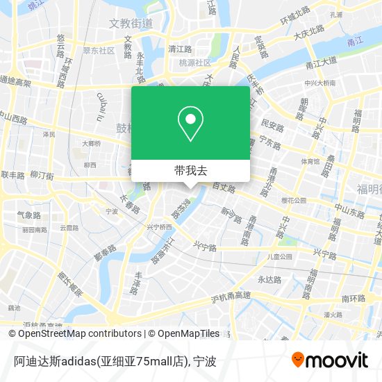 阿迪达斯adidas(亚细亚75mall店)地图