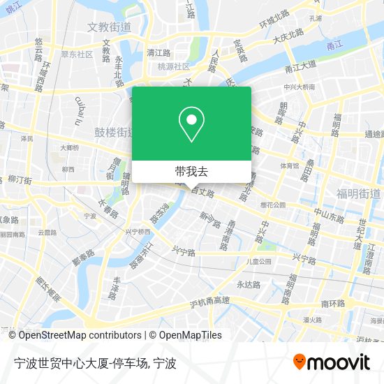 宁波世贸中心大厦-停车场地图