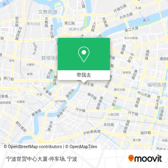 宁波世贸中心大厦-停车场地图