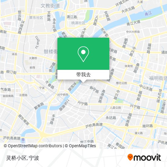 灵桥小区地图