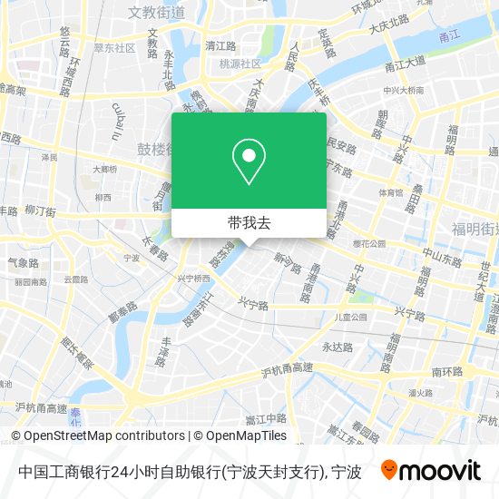 中国工商银行24小时自助银行(宁波天封支行)地图