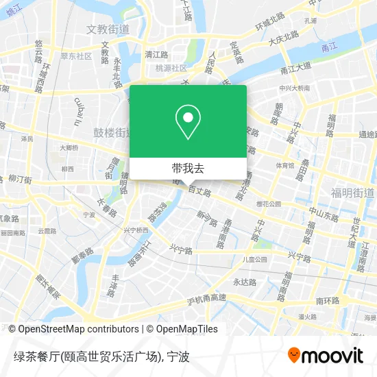 绿茶餐厅(颐高世贸乐活广场)地图
