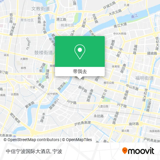 中信宁波国际大酒店地图