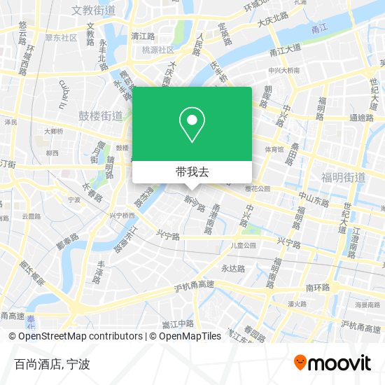 百尚酒店地图