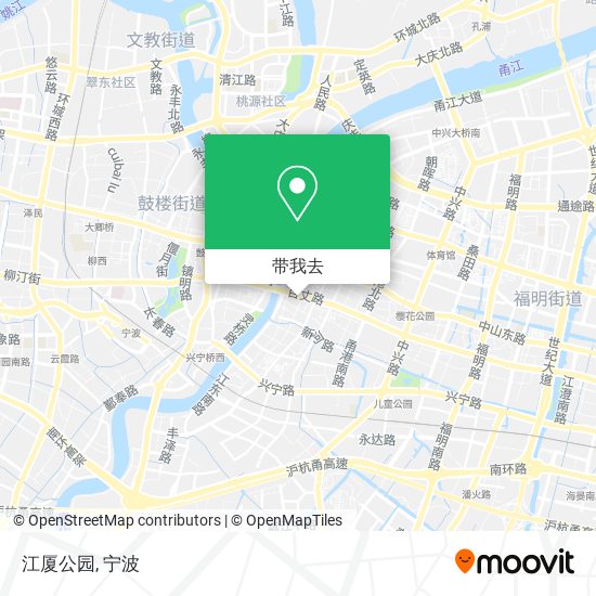 江厦公园地图