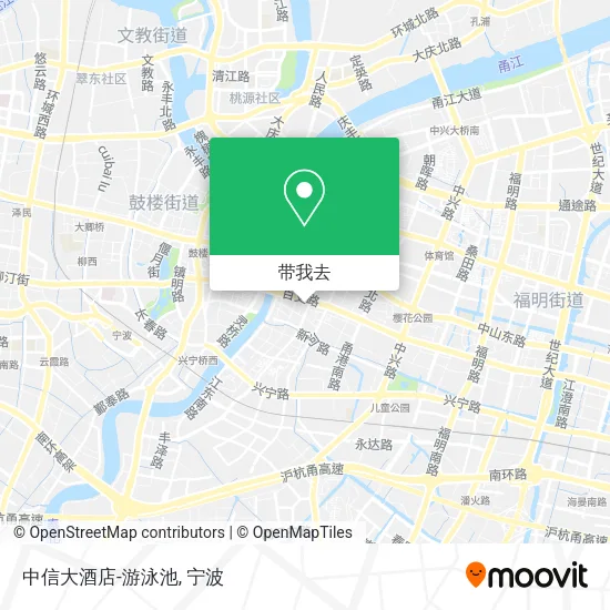 中信大酒店-游泳池地图