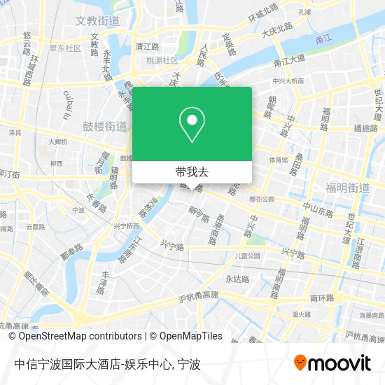 中信宁波国际大酒店-娱乐中心地图