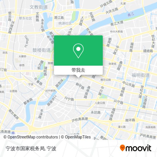 宁波市国家税务局地图