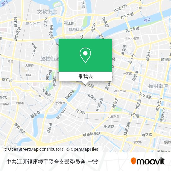 中共江厦银座楼宇联合支部委员会地图