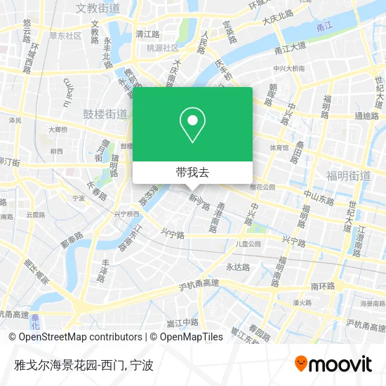 雅戈尔海景花园-西门地图