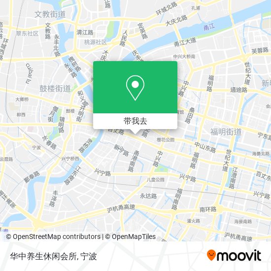 华中养生休闲会所地图